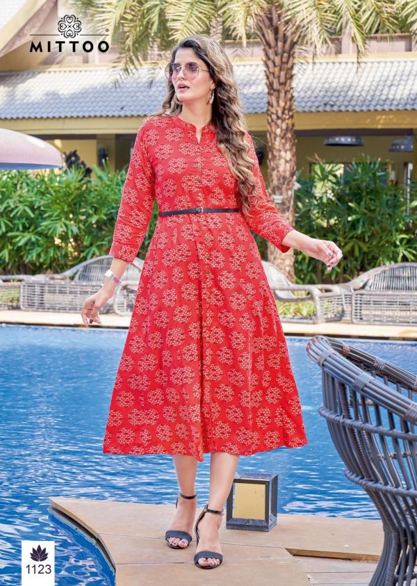 Mittoo Belt 10 Fancy Rayon Designer Kurti Collection